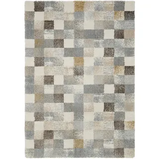 OCI DIE TEPPICHMARKE NEW VILLA SQUARES Teppichläufer 80 x 200 cm Grau/Creme