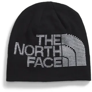 The North Face Reversible Highline Unisex Beanie-Mütze, Tnfblack/Tnfblack/Tnfwhit, One Size
