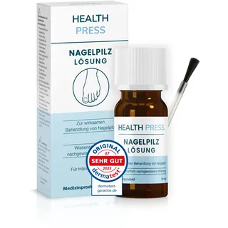 Health Press Nagelpilzkur 10ml – Nagelpilz Lack für schnelle & effektive Behandlung Lösung 10 ml