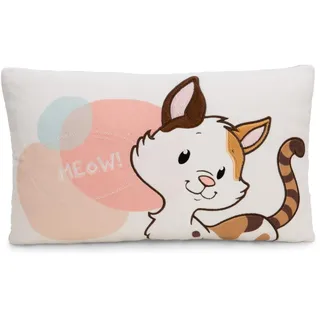 NICI Glückskatze Kissen 43 x 25 cm Braun