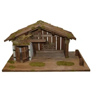 Alfred Kolbe Krippe »Krippenstall« für 15 cm Figuren, braun