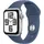 Watch SE GPS 38 mm Aluminiumgehäuse silber Sportarmband blau S/M