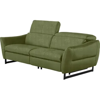 Egoitaliano »Dafne, elegantes Designsofa mit hohem Sitzkomfort« wahlw. mit elektrischer Relaxfunktion, Kopfteile manuell verstellbar,