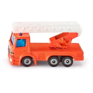 Siku 1015 - Feuerwehr-Drehleiter rot 1:50