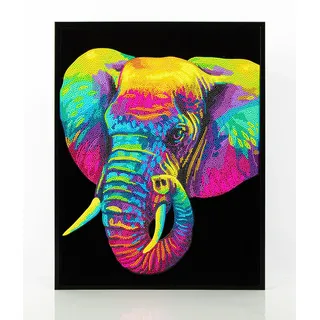 Diamond Dotz Diamond Painting Neon Elefant Kreativset