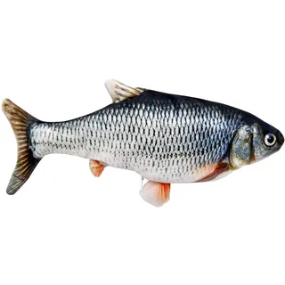 EURO MARKETING MANUFACTURING igz185 Funny Fish Katzenspielzeug, Stoff und Kunststoff