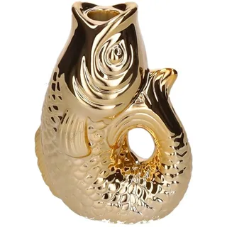 Giftcompany Monsieur Carafon Kerzenhalter Fisch S Gold 16,2cm