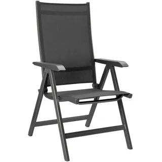 Kettler Basic Plus Klappsessel 61 x 68 x 109 cm anthrazit/anthrazit