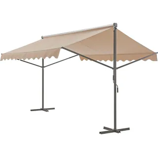 Pro-Tec Standmarkise Selenizza 400 x 300 x 260 cm beige
