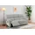 Couch Webstoff 3-Sitzer Grau