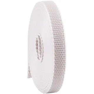 Rollladengurt 14/15 mm in Grau, 6m Made IN Germany, Gurtband für Rolladen und Jalousie, Mini Rolladengurt strapazier- und reißfest, stabiles Rolladenband