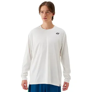 Yonex Tennis-Langarmshirt Practice 2025 weiss Herren