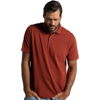 JP 1880 Herren große Größen Übergrößen Menswear L-8XL Poloshirt, Basic, Halbarm, Piqué Bernstein 4XL 702560670-4XL