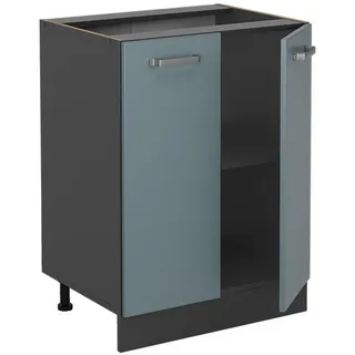 Vicco Unterschrank R-Line 60 x 81,6 x 46 cm Blau-Grau