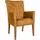 Armlehnstuhl HOME AFFAIRE "King", orange (goldorange, eiche natur), B:60cm H:92cm T:65cm, Massivholz, Polyester, Stühle, Armlehnstuhl, Esszimmerstuhl, Beingestell Massivholz Eiche oder Buche wengefarben