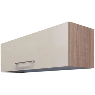 FlexWell Küchenoberschrank , Sonoma Eiche, Kaschmir , Metall , 100x32x32 cm , Made in Germany , Zusatzausstattung erhältlich, hängend , Küchen, Küchenmöbel, Küchenschränke, Küchenoberschränke