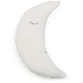 Grünspecht Naturprodukte GRÜNSPECHT Traubenkern-Mond - Wärmekissen für Babys & Kleinkinder, bei Blähungen & Bauchschmerzen, flauschig, weiß (148-V1)