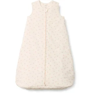 Amazon Essentials x Sofia Grainge Unisex Baby Baumwoll-Schlafsack, 2,5 TOG, als Decke Verwendbar, Elfenbein Rosa Kleine Häschen, 12-18 Monate