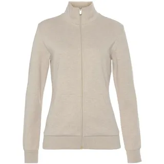 bench. loungewear Sweatjacke beige 36/38