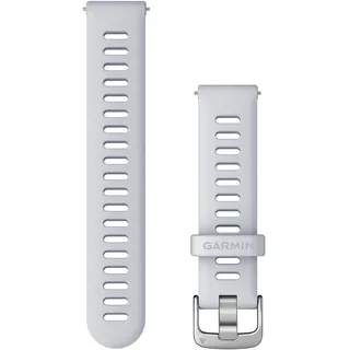 Garmin Schnellwechsel Ersatzarmband 110-175mm Silikon whitestone/silver (010-11251-3F)