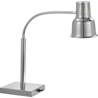Bartscher Wärmelampe IWL250ST, mit flexiblem Lampenarm - Silber
