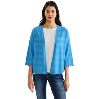 Street One Strukturcardigan Damen A253591 Splash Blue Melange 40