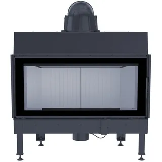 ThermoFlux Kamineinsatz TFC10-K | gerade, Klapptür | 10 kW