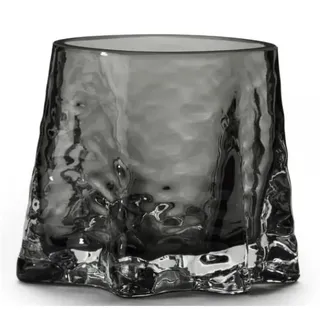 Cooee Design Gry Tealight Smoke, Teelicht aus Glas, Aschefarbe