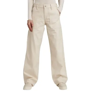 G-STAR RAW Women's Jeans Judee Carpenter Loose Jeans, Beige (Ecru D23590-D491-159), 24W / 30L