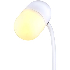 Grundig Schreibtischlampe LED 3-in-1 - Wireless Phone Charger Qi Technologie - Bluetooth Lautsprecher - Leselicht - Weiß