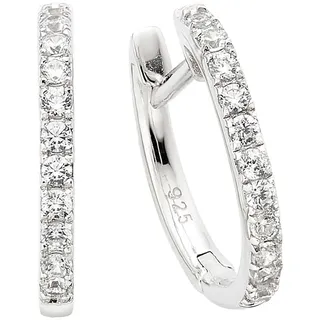 aniston jewelry & watches Creolen silberfarben 16mm mit Zirkonia