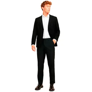JACK & JONES Bushwick Mathew Regular Anzug - Black Onyx / Regular Fit - 52