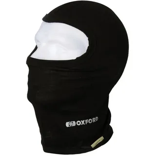 Oxford Deluxe Merino Sturmhaube - Schwarz