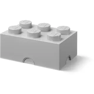 LEGO Storage brick 6 - MEDIUM STONE GREY