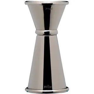 Piazza - Cocktail-Messbecher aus Edelstahl, professioneller Dosierer für Bar-Ausrüstung, Jigger Japan Style Barman | Fassungsvermögen 20/40 ml