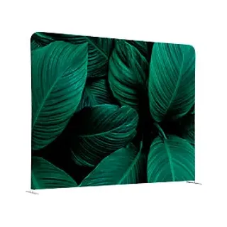 SHOWDOWN EU Raumteiler Aluminium Grün 1.984 x 450 x 1.502 mm