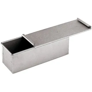 Paderno World Cuisine Brottopf aus aluminiertem Stahl, mit Deckel, 30 x 10 cm, Grau