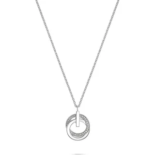 JETTE Damen-Kette 925er Silber 30 Zirkonia 32018223