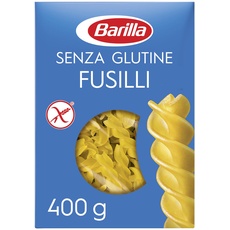 Barilla Pasta Glutenfreie Fusilli aus köstlichem Mais und Reis – perfekt für Menschen mit Zöliakie oder Glutenunverträglichkeit, 400 g
