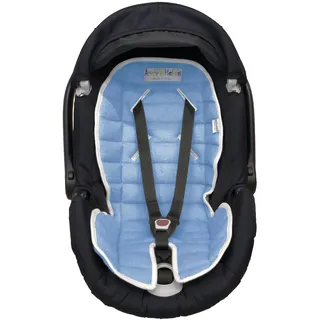 Andy & Helen Gepolsterter Universal-Sitzverkleinerer für Kinderwagen, Hochstuhl und Babyschale, Mehrzweck, Hellblau