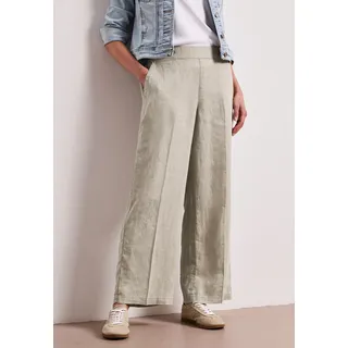 STREET ONE High Waist Loose Fit Stoffhose Timeless Beige 42 32