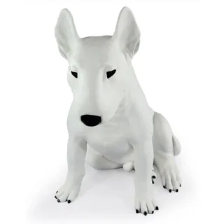 Bull Terrier, Bullterrier III - Lebensgroße Hundestatue, Figur im Maßstab 1:1, Statue für den Garten von Art-Dog