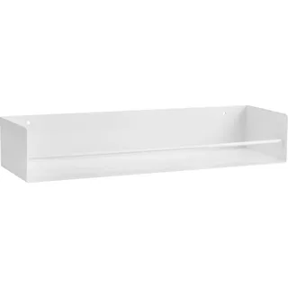 Metall-Regal Kenn 7 cm x 40 cm x 12 cm Weiß matt