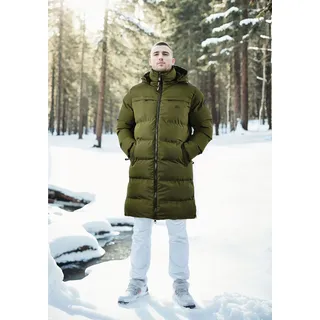 Winterjacke ARCTIC SEVEN "Arctic Seven Herren Winter Parka gesteppt AS424", Herren, Gr. L, grün (schwarz olive), Obermaterial: 100% Polyester PES., Jacken Winterjacke