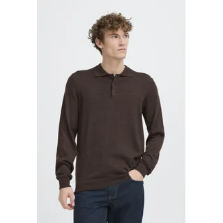 Casual Friday CFWINDING Herren Pullover Feinstrickpullover Wollmischung regular fit - Braun