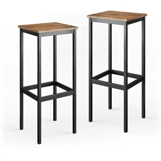 Vicco Barhocker 2er Set Fyrk, 32 x 78 cm 2 Teile