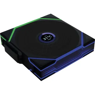 Lian Li 12RTLLCD1W1B PC-Gehäuse-Lüfter (B x H x T) 120 x 28 x 124mm