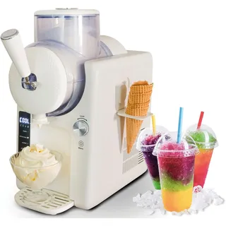 Unold 48950 2in1 Slush- & Softeismaschine Sofie, weiß, 1,5l