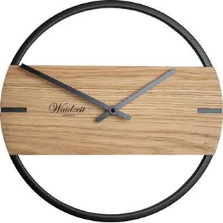 Waidzeit - Wanduhr - Novum - Eiche - WNE-04 - Braun
