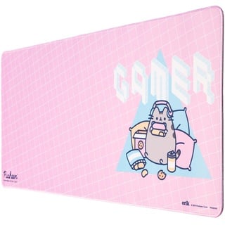 Grupo Erik Pusheen The Cat - Gaming Mousepad XXL rutschfest und Wasserabweisend Mauspad Groß - Mouse Pad für Tastatur